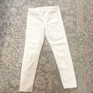 *BOGO FREE* Zara basic white denim jeans